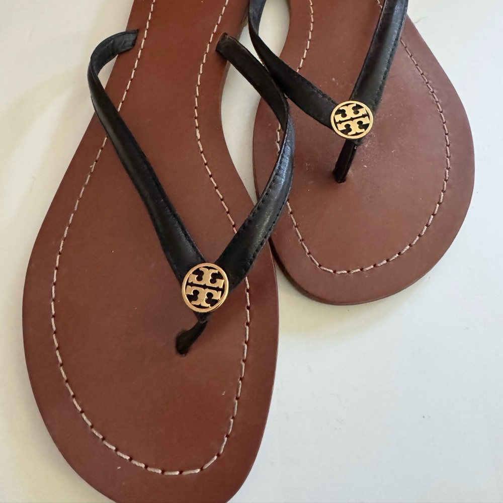 Tory Burch Black Flip Flops